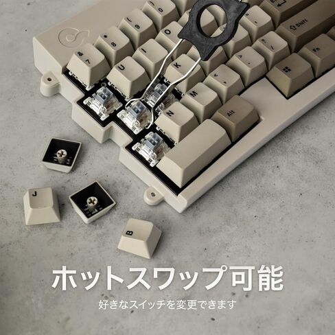 BAROCCOMiSTEL MD600 Alpha BT Rhino Non-RGB, TKL Ergonomic Mechanical Keyboard, 60% Split-Alice Layout, PBT Double Shot Keycap (Transparent), Bluetooth5.0, Mac/Windows OS Compatible (Red) in Saudi Arabia