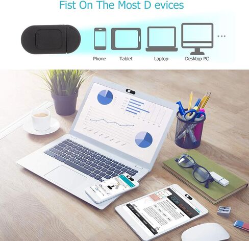 4Pcs Webcam Cover Slide, ABS Anti-Peeping Shield for Laptop in Saudi Arabia