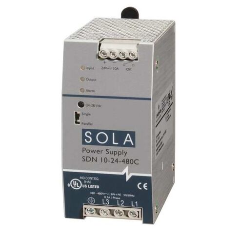 SOLA-HD Sola/Hevi-Duty SDN10-24-480C Dc Power Supply, 24Vdc, 10A, 47-63Hz in Saudi Arabia