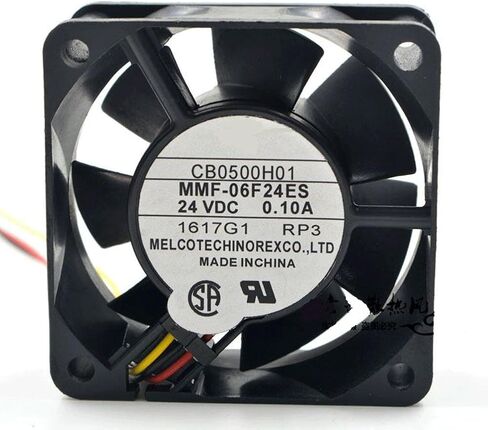 CA1638H01 DC 24V 0.1A 6025 6CM 606025mm 3 Wires MMF-06F24ES Low Power Inverter Cooling Fan in Saudi Arabia