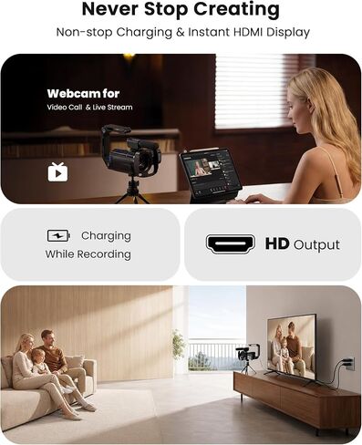 5K Video Camera Camcorder, 64MP Video Cameras for Filming with 3" 270° Rotatable Touch Screen, 16X Zoom Digital Camera with IR Night Vision, WiFi & Webcam, 32GB Card + 2 Batteries + Mic Included in Saudi Arabia