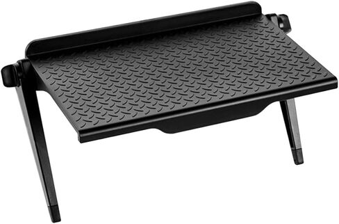 Uonlytech Desktop Storage Rack Shelf for Computer Monitors, Black Plastic in Saudi Arabia