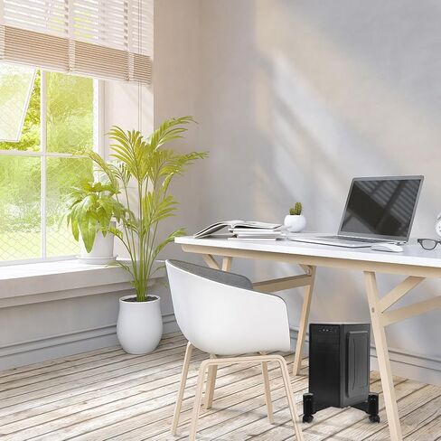 Cabilock Adjustable Computer Tower Stand with Wheels for Home Office Use in Saudi Arabia