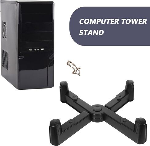 Cabilock Adjustable Computer Tower Stand with Wheels for Home Office Use in Saudi Arabia