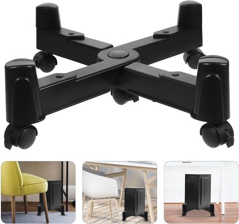 Cabilock Adjustable Computer Tower Stand with Wheels for Home Office Use in Saudi Arabia