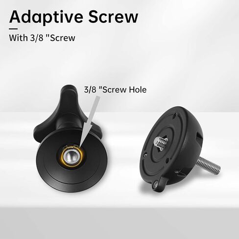 75mm Bowl Adapter, Metal Half Ball Flat to Bowl Mount Converter in Saudi Arabia