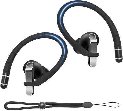 Adhiper Ear Hooks for Samsung Galaxy Buds 4 Pro & Buds 4 Earbuds- Black in Saudi Arabia