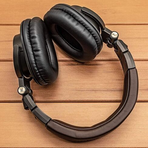 Replacement Ear Pads Compatible with ATH M50X M40X | Also Fits MDR 7506 / MDR V6 / MDR CD900ST / Stealth 600 & More | Ear Pads with Enhanced Memory Foam (Black) in Saudi Arabia