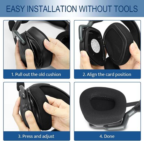 GEVO Replacement Ear Pads for Corsair Void Pro/Elite/V2/Surround/RGB in Saudi Arabia