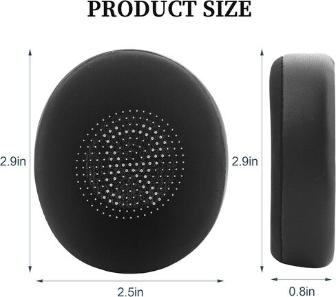 Replacement Earpads for Jabra Evolve2 65 - Softer Protein Leather Ear Pads Cushions for Jabra Evolve2 65/ Evolve2 40/ Elite 45h On-Ear Wireless Headset (Cooling Gel Black) in Saudi Arabia