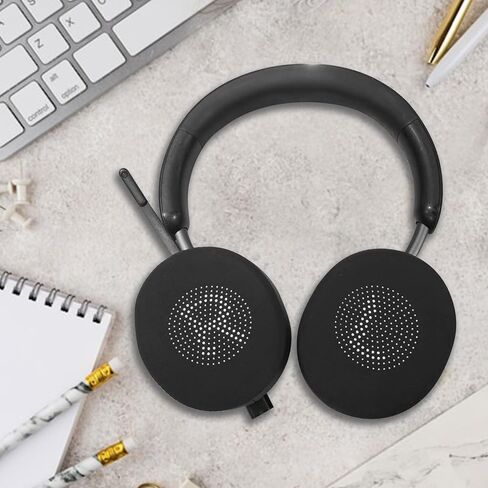 Replacement Earpads for Jabra Evolve2 65 - Softer Protein Leather Ear Pads Cushions for Jabra Evolve2 65/ Evolve2 40/ Elite 45h On-Ear Wireless Headset (Cooling Gel Black) in Saudi Arabia