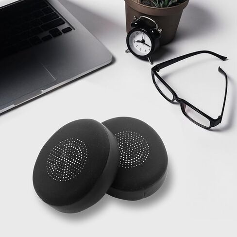 Replacement Earpads for Jabra Evolve2 65 - Softer Protein Leather Ear Pads Cushions for Jabra Evolve2 65/ Evolve2 40/ Elite 45h On-Ear Wireless Headset (Cooling Gel Black) in Saudi Arabia