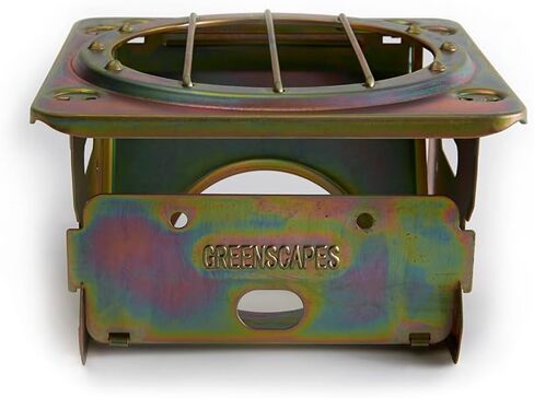 Greenscapes BioFuel Flat Foldable Camping Stove, 2 Pack, Stove for Backpacking, Survival Kits, Emergency Preparedness, and Outdoor Cooking in Saudi Arabia
