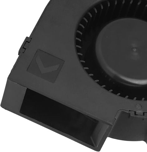 Agatige Cooling Blower Fan, 12V 2.85A Centrifugal Double Ball Turbo Blower Cooling Fan High Air Volume and Speed Furnace Turbine Air Blower Cooling Fan in Saudi Arabia