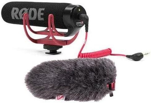 Rode VideoMic GO Lightweight On-Camera Microphone with Mini Windjammer Kit in Saudi Arabia