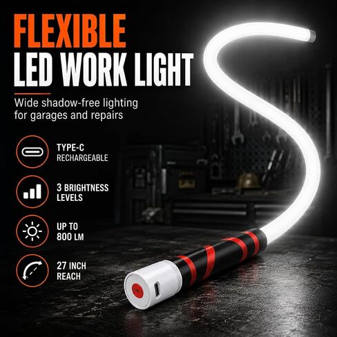 FlexBeam Rechargeable Work Light, Bendable Flexible LED Light Stick in Saudi Arabia