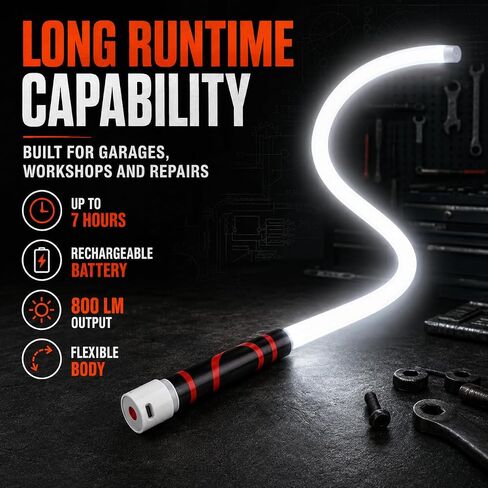 FlexBeam Rechargeable Work Light, Bendable Flexible LED Light Stick in Saudi Arabia