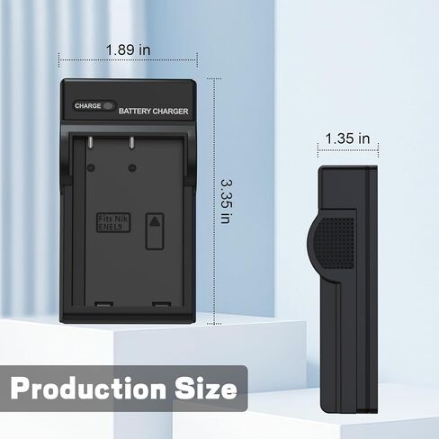 EN-EL9 Battery Charger, EN EL9a USB Battery Charger Compatible with Nikon D40, D40X, D60, D3000, D5000 DSLR Cameras, MH-23 Battery Charger in Saudi Arabia