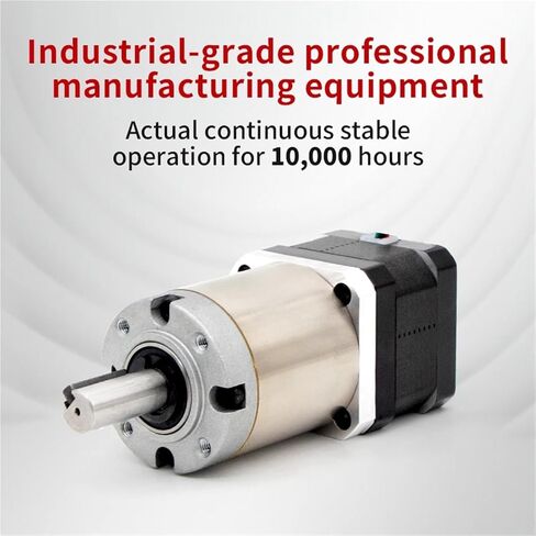 1pcs Nema 17 Planetary Geared Stepper Motor 42 * 34/42 * 40mm with Reducer Ratio 1:3.7-1:139 Out Tq 10Nm DC 1.5A UFO(Reduction Ratio 19,Nema17 42x40mm) in Saudi Arabia