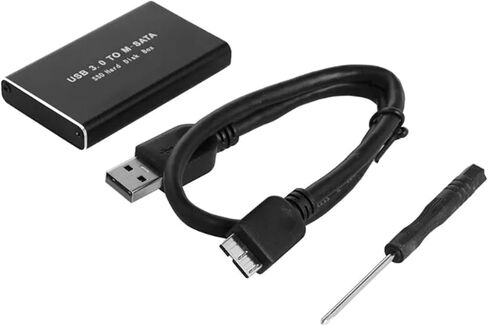 6Gbps MSATA to USB 3.0 SSD Disk Box Storage Case Adapter, System Driver-Free Support new in Saudi Arabia