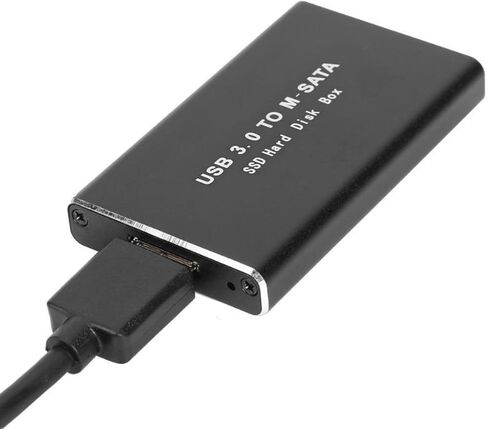 6Gbps MSATA to USB 3.0 SSD Disk Box Storage Case Adapter, System Driver-Free Support new in Saudi Arabia
