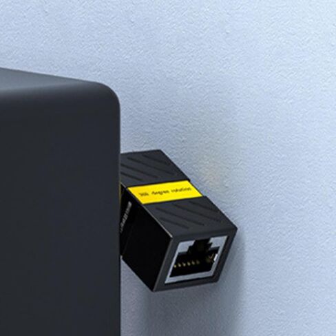 RJ45 Ethernet Adapter 90Degree Angled Cat6 Shielded Extender in Saudi Arabia