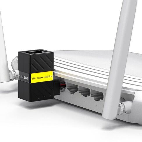 RJ45 Ethernet Adapter 90Degree Angled Cat6 Shielded Extender in Saudi Arabia