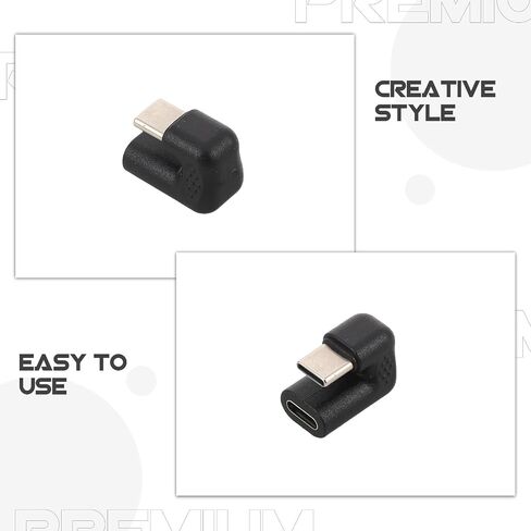Homoyoyo U Shape USB C Adapter, Metal Housing, Angle Extender for Laptop in Saudi Arabia