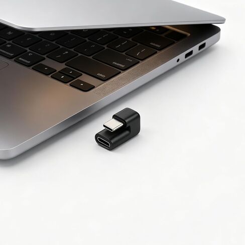Homoyoyo U Shape USB C Adapter, Metal Housing, Angle Extender for Laptop in Saudi Arabia