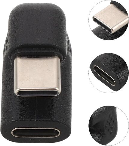 Homoyoyo U Shape USB C Adapter, Metal Housing, Angle Extender for Laptop in Saudi Arabia