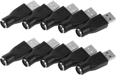 10pcs Legacy Port to USB Male Adapter for Mouse Keyboard Conversion in Saudi Arabia