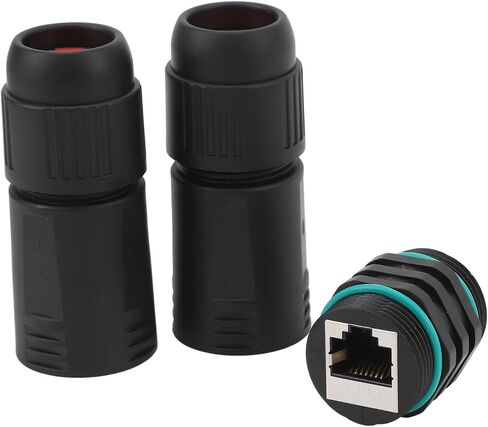 Schimer RJ45 Ethernet Connector, Female to Female Adapter for IP68 Rating, 1000Mbps High Speed Transmission in Saudi Arabia