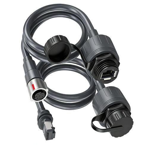 Omabeta Rectangular Satellite SPX Male to RJ45 Adapter High Speed in Saudi Arabia