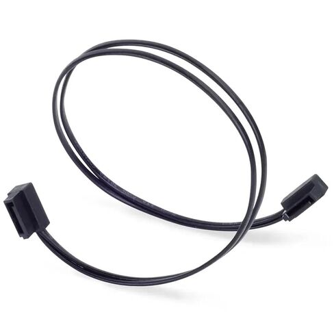 CP11B-300 SATA Cable with Lateral 90 Degree Angled SATA Connector 6Gb/s 30cm Black in Saudi Arabia