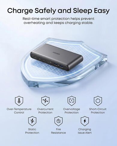 Anker Travel Charging Station, 150W Slim USB C Charger, 4 USB C, 2 USB A in Saudi Arabia