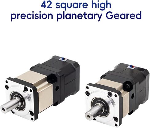 1pcs Motor Nema 17 Square Flange 42mm Planetary Reducer Stepping Motor Low Geared Stepper Motor with Gearbox(Reduction Ratio 70,Driver-UM242) in Saudi Arabia