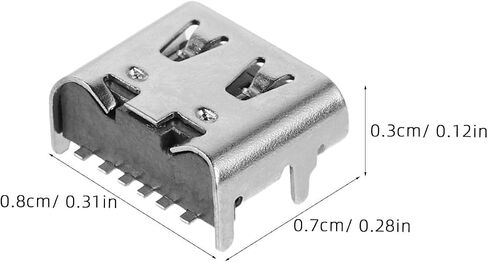 200pcs USB Type-c 6 Pin Female Socket for Fast Charging Data Transfer in Saudi Arabia