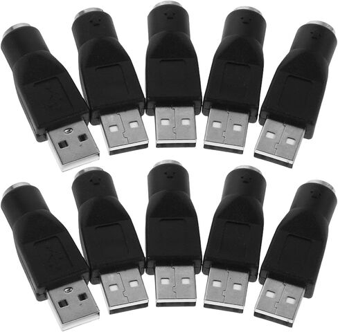 10pcs Legacy Port to USB Adapter Converter for Mouse and Keyboard in Saudi Arabia