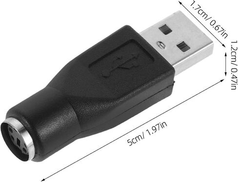 10pcs Legacy Port to USB Adapter Converter for Mouse and Keyboard in Saudi Arabia