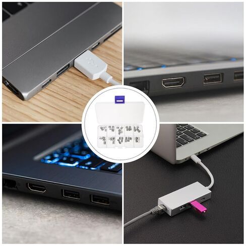COHEALI Micro USB Female Socket Kit 100pcs 5-pin Copper Connectors in Saudi Arabia