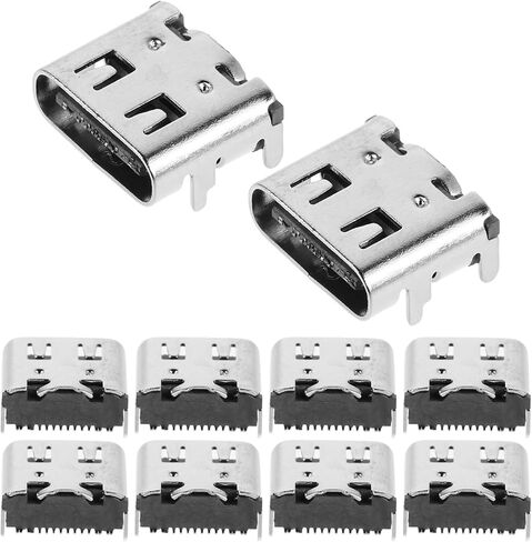200pcs USB Type C 3.1 16pin Female Socket Metal PCB Mount in Saudi Arabia