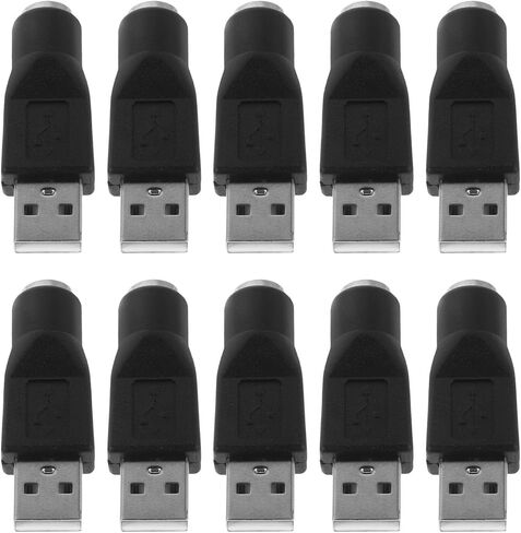 10pcs USB Adaptor for Keyboard and Mouse, Plug and Play Connector in Saudi Arabia