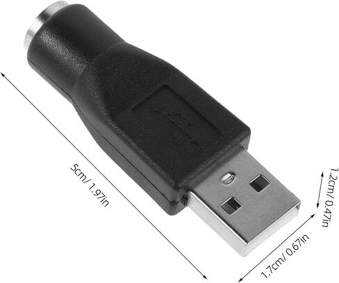 10pcs USB Adaptor for Keyboard and Mouse, Plug and Play Connector in Saudi Arabia
