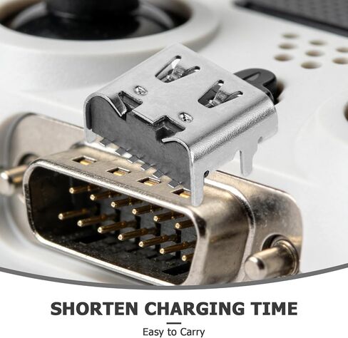 200pcs Type-c Fast Charging Port 6 Pin Metal SMD Female Jack in Saudi Arabia
