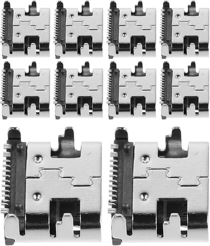 200pcs USB Type C 3.1 Female Socket 16 Pin SMD Metal Connector in Saudi Arabia