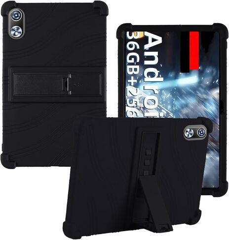 for Raemond K90Pro 12 Inch Tablet Case,BOVUGAC Adjustable Stand Shockproof Easy Installation Slim and Lightweight Premium Silicone Protective Shell for Raemond K90Pro 12" Case Cover.(Black) in Saudi Arabia