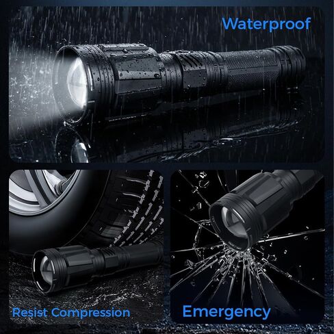 UNROEVS Brightest Flashlight 35000 High Lumens,28000 mAh USB Outpot in Saudi Arabia