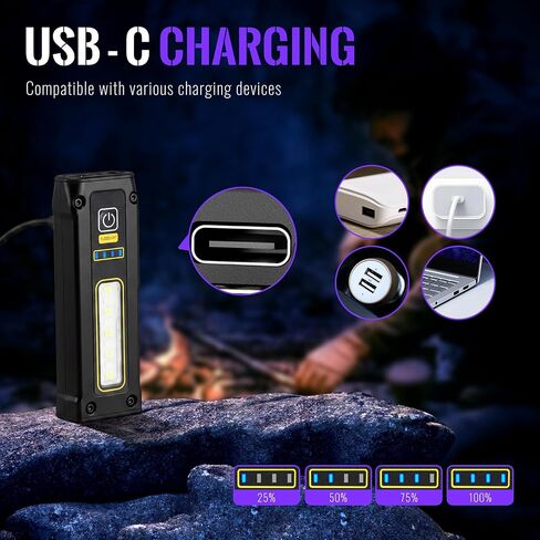 Flashlight UV Light 395nm, Blacklight EDC Flashlights Mini LED in Saudi Arabia