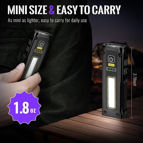 Flashlight UV Light 395nm, Blacklight EDC Flashlights Mini LED in Saudi Arabia