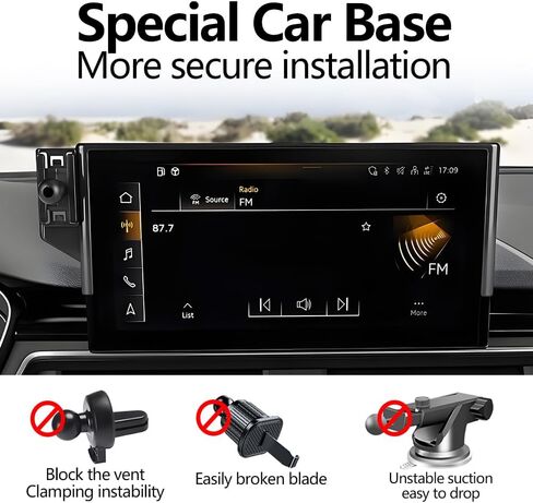 Car Magnetic Phone Mount for Audi A4 S4 A5 S5 2020 2021 2022 2023 2024 2025 and Audi Q5 SQ5 2021-2025 [10.1 inch Screen ]Auto Interior Accessories Best Cellphone Holder Cell Phones Magnet Stand in Saudi Arabia